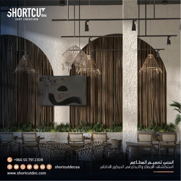 اسس تصميم المطاعم : استكشاف الجمال والإبداع في الديكور الداخلي